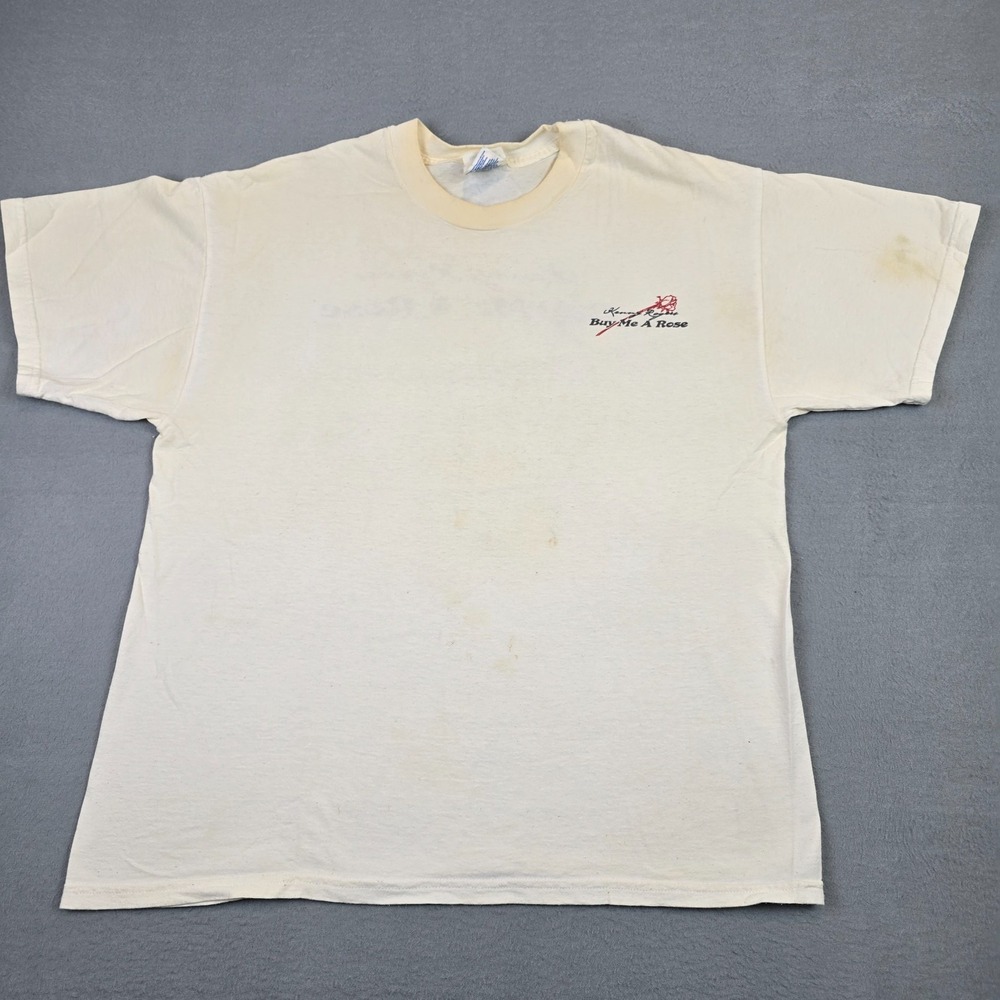 Vintage Kenny Rogers Buy Me A Rose T-Shirt Large Country Music Concert Tee Old